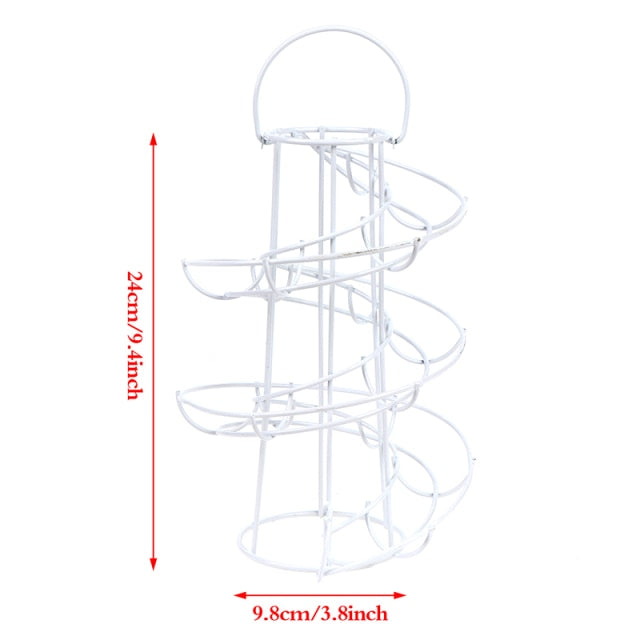 Lisslune | Creative Spiral Egg Dispenser Storage Rack