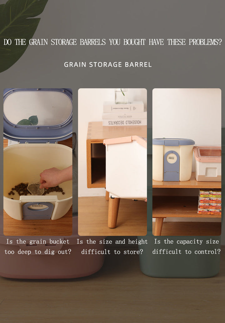 Lisslune | Foldable Food Storage Moisture Proof Container
