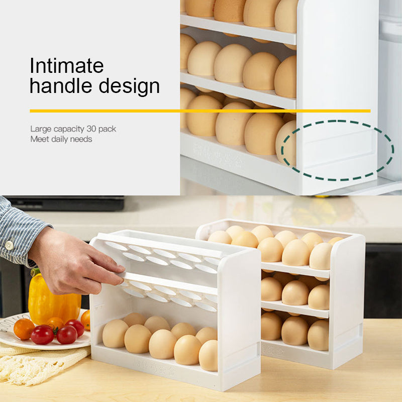 Lisslune | Multi-Layer Practical Egg Fridge Organizer Box