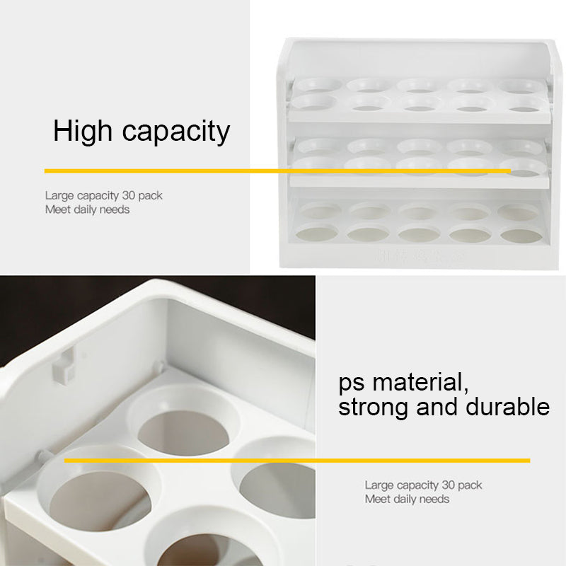 Lisslune | Multi-Layer Practical Egg Fridge Organizer Box