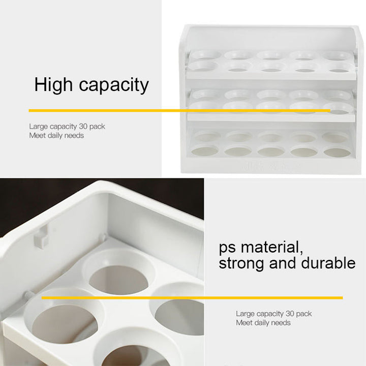 Lisslune | Multi-Layer Practical Egg Fridge Organizer Box