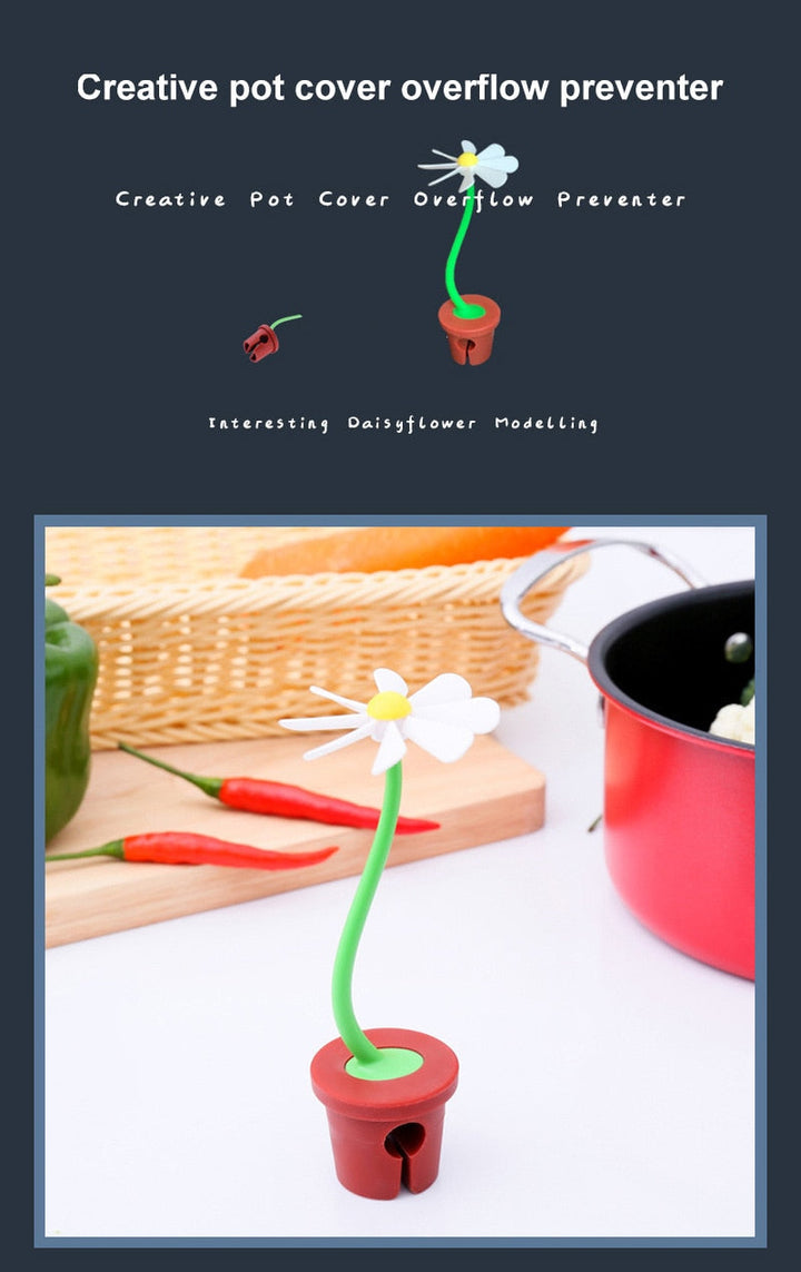 Lisslune | Cute Daisy Pot Overflow Protector Lifter