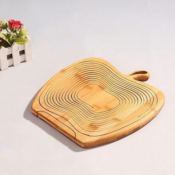 Lisslune | Foldable All-Natural Wooden Fruit Bowl