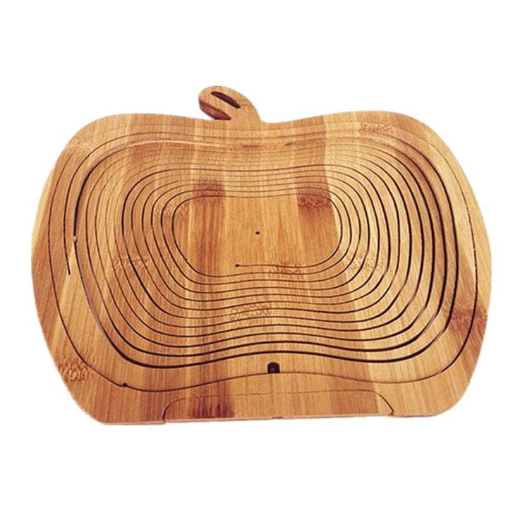 Lisslune | Foldable All-Natural Wooden Fruit Bowl