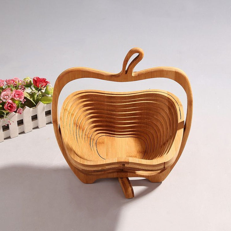 Lisslune | Foldable All-Natural Wooden Fruit Bowl