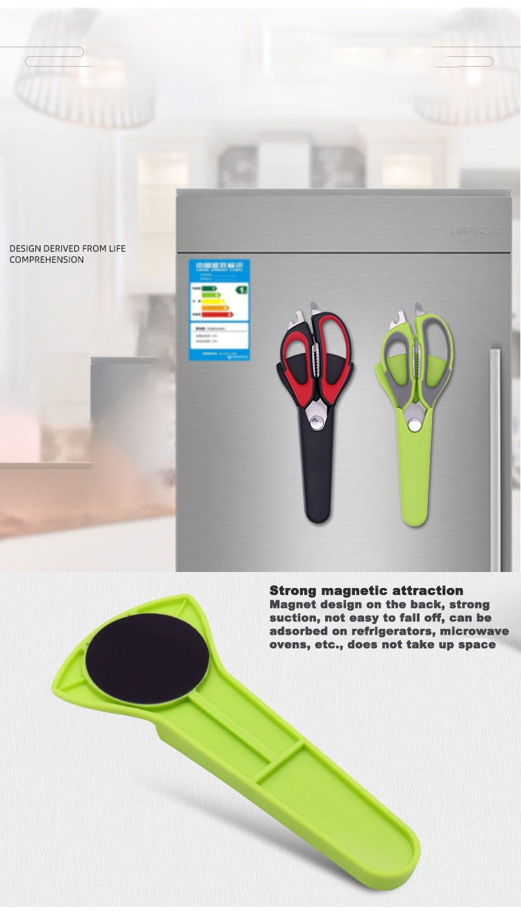 Lisslune | Multifunctional Poultry Bone Scissor with Magnetic Storage Bag