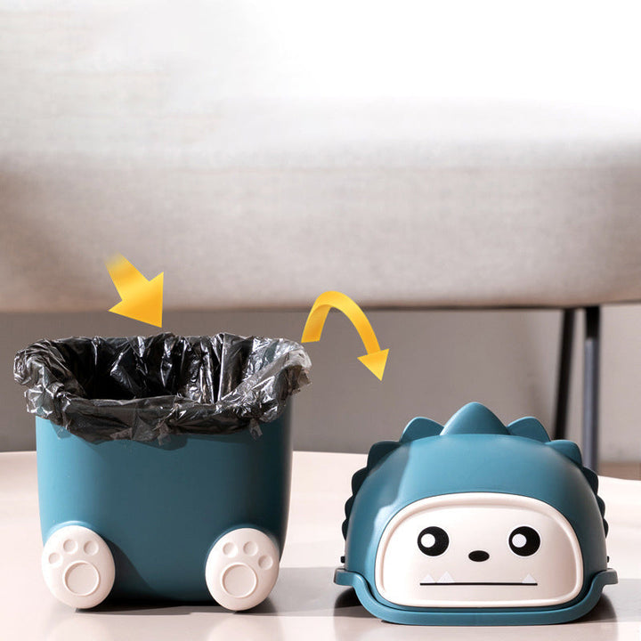 Lisslune | Lazy Penguin Office Mini Trash Can