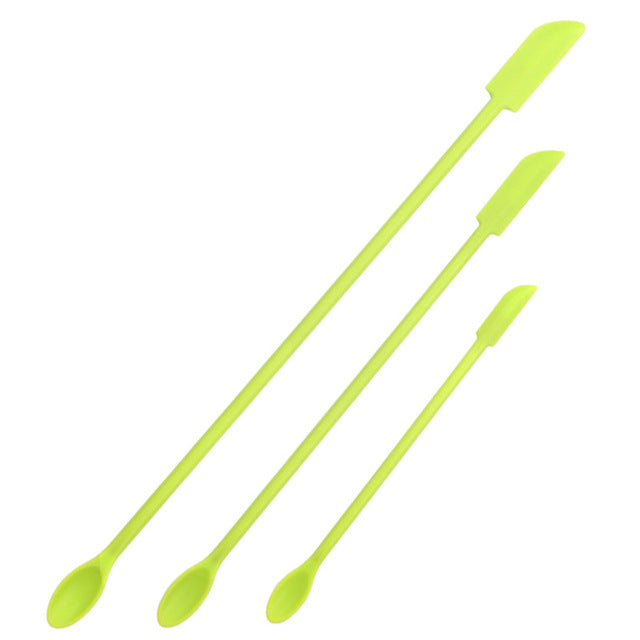 Lisslune | Flexible Long Handle Bottle Scraper Spoon Set