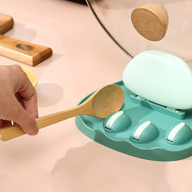 Lisslune | Cat Paw Wall-Mounted Pot Lid Holder Rack