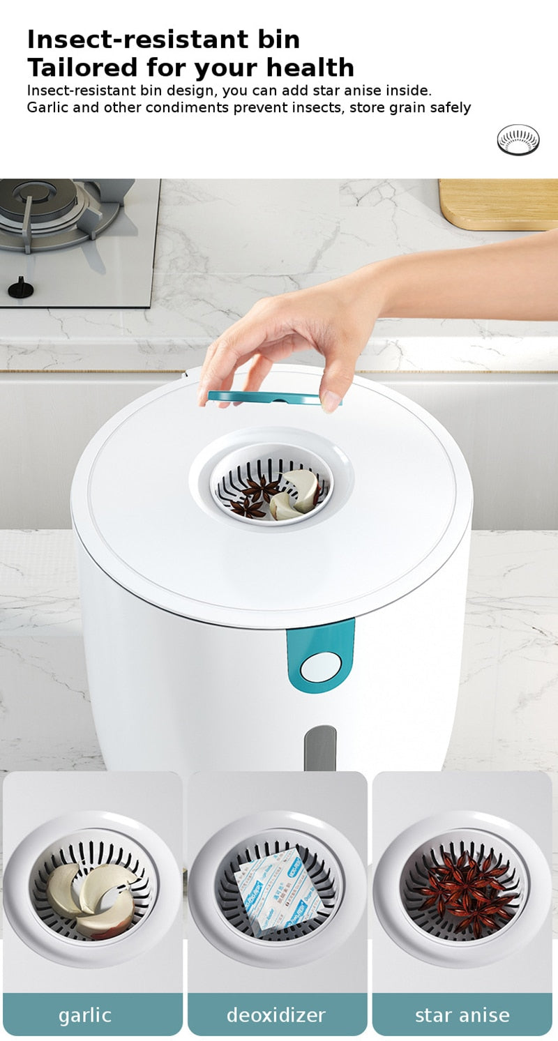 Lisslune | Large Capacity Moisture-Proof Rice Storage Container