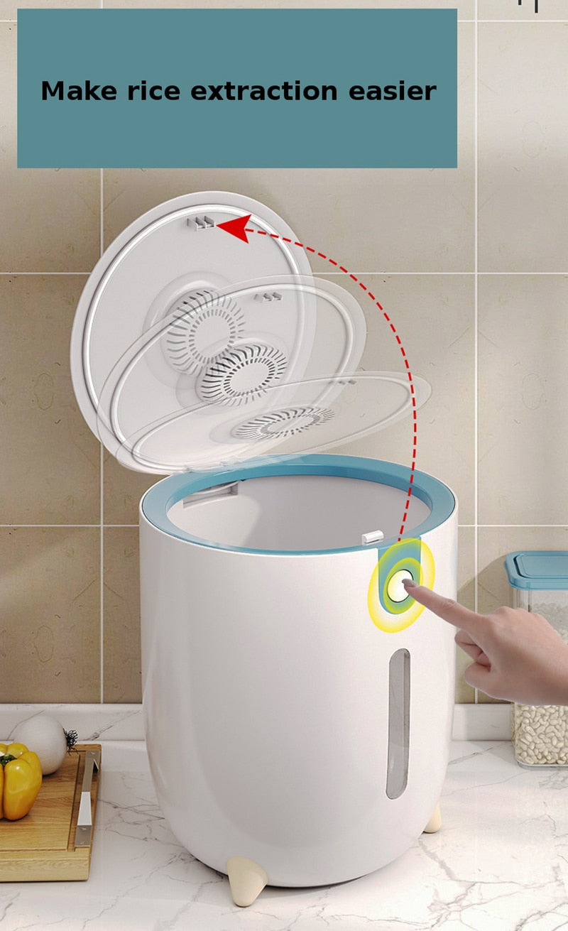 Lisslune | Large Capacity Moisture-Proof Rice Storage Container