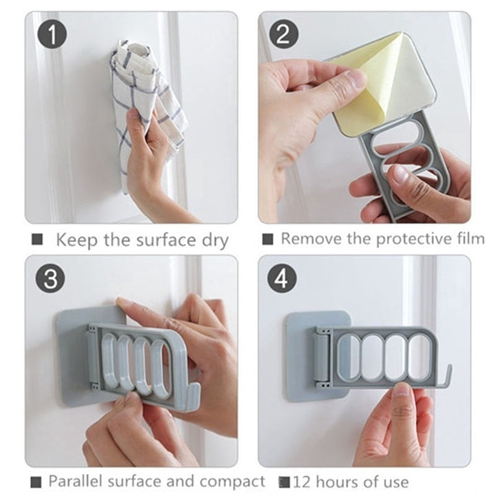 Lisslune | Foldable Sticky Mini Wall Hanger Hook