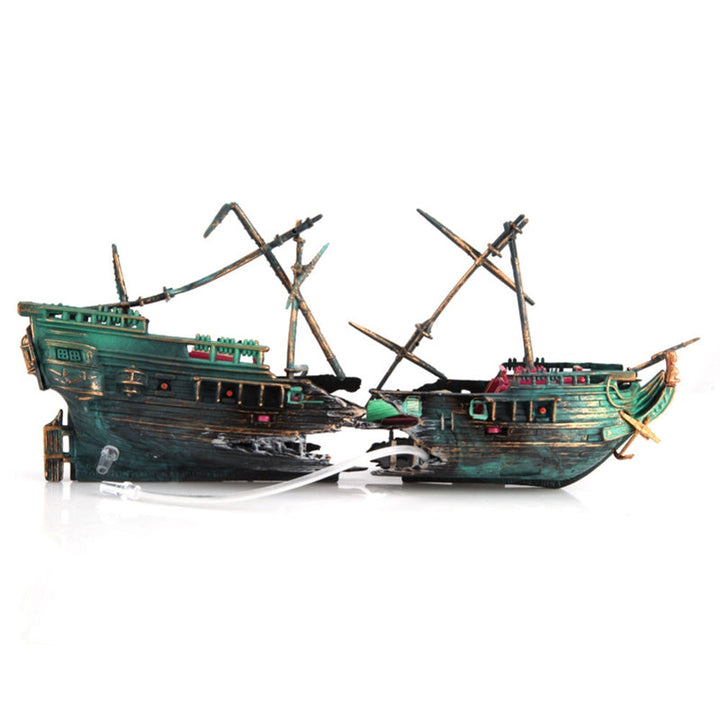 Lisslune | Large Shipwreck Aquarium Decoration