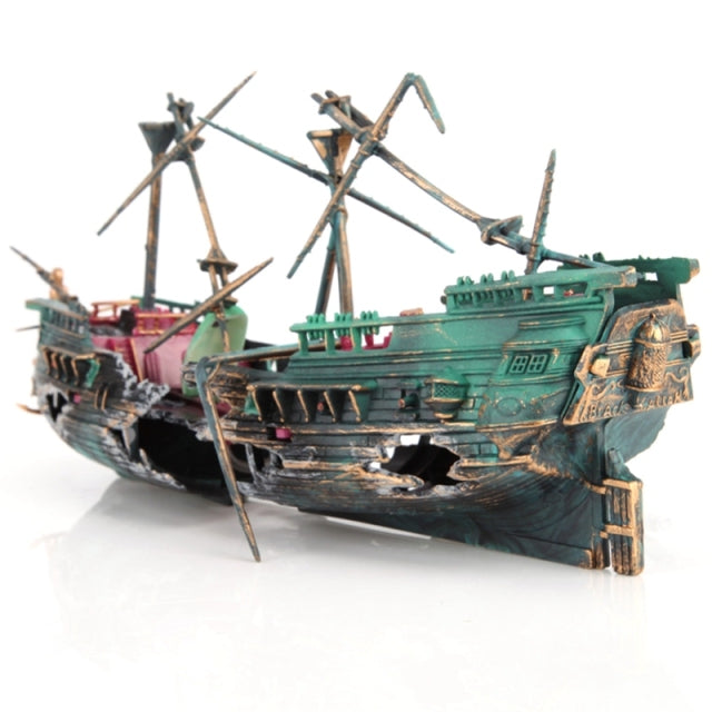 Lisslune | Large Shipwreck Aquarium Decoration
