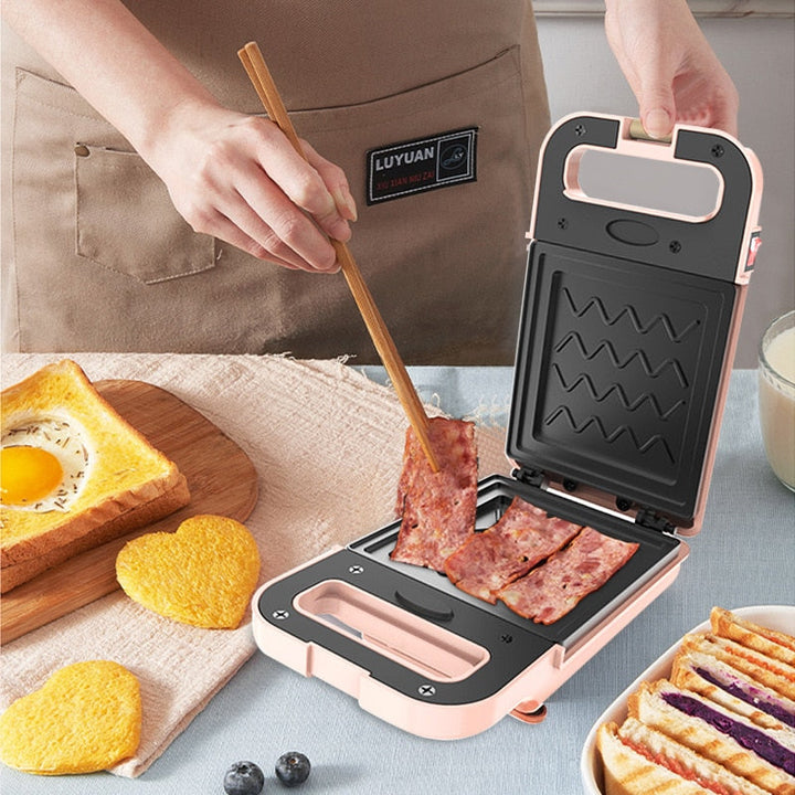 Lisslune | Electric Sandwich Toaster Waffle Maker