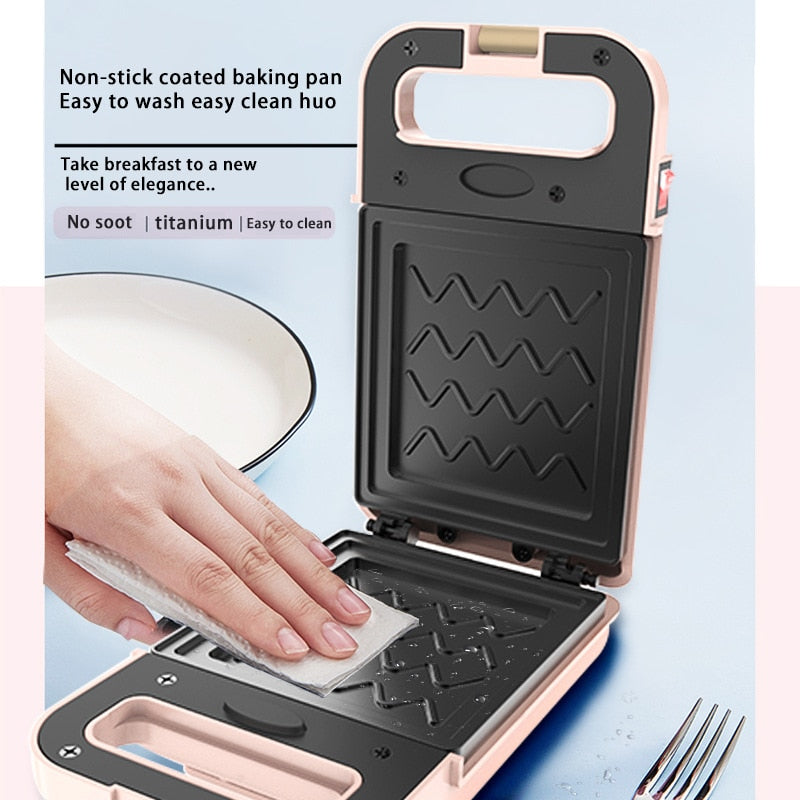 Lisslune | Electric Sandwich Toaster Waffle Maker