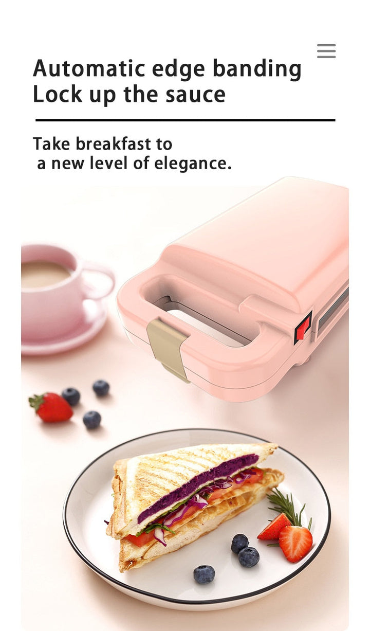 Lisslune | Electric Sandwich Toaster Waffle Maker