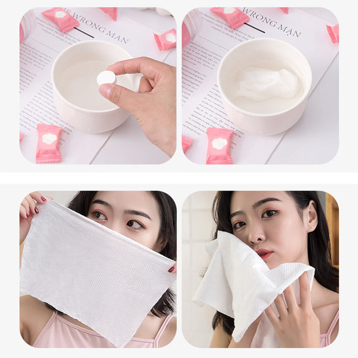 Lisslune | Magic Disposable Travel Towel Tablet Set