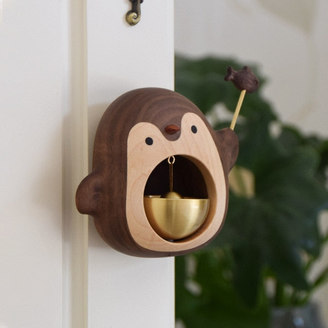 Lisslune | Solid Wood Cute Hanging Door Bell
