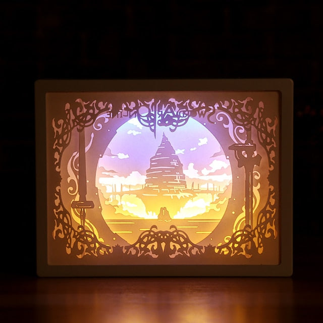 Lisslune | Creative 3D Paper Box LED Night Lamp
