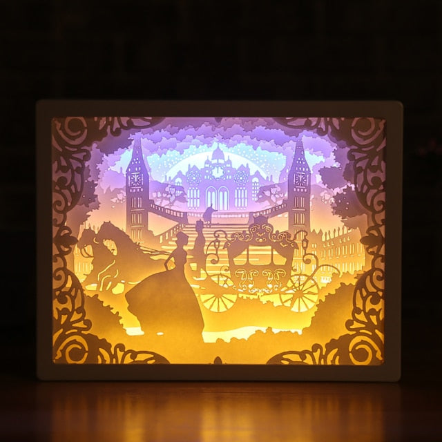 Lisslune | Creative 3D Paper Box LED Night Lamp