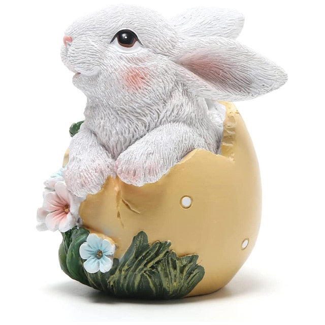 Lisslune | Resin Easter Bunny Eggs Decor