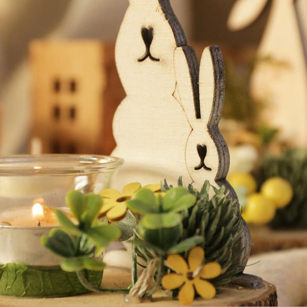 Lisslune | Easter Bunny Nordic Candle Holder Rabbit