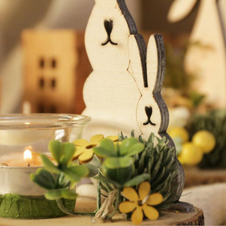 Lisslune | Easter Bunny Nordic Candle Holder Rabbit