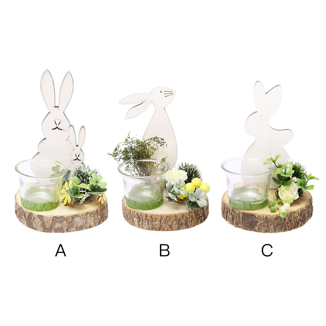 Lisslune | Easter Bunny Nordic Candle Holder Rabbit