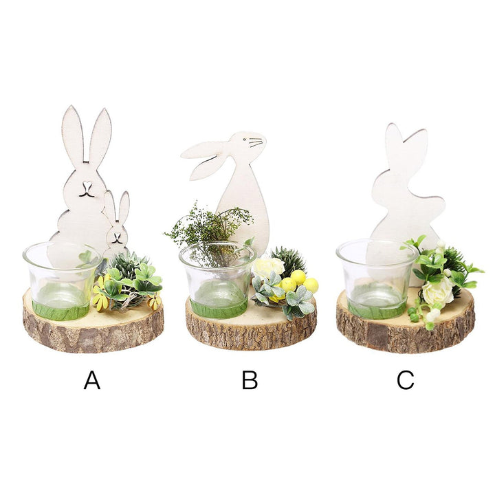 Lisslune | Easter Bunny Nordic Candle Holder Rabbit