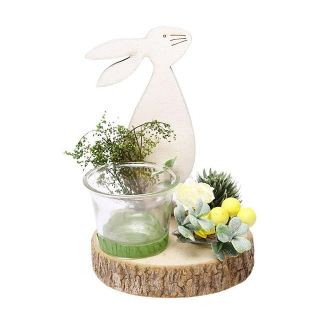 Lisslune | Easter Bunny Nordic Candle Holder Rabbit