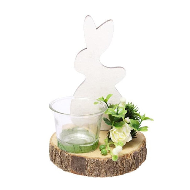 Lisslune | Easter Bunny Nordic Candle Holder Rabbit