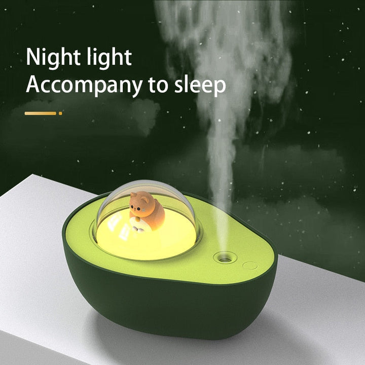 Lisslune | Cute Avocado Humidifier Night Lamp
