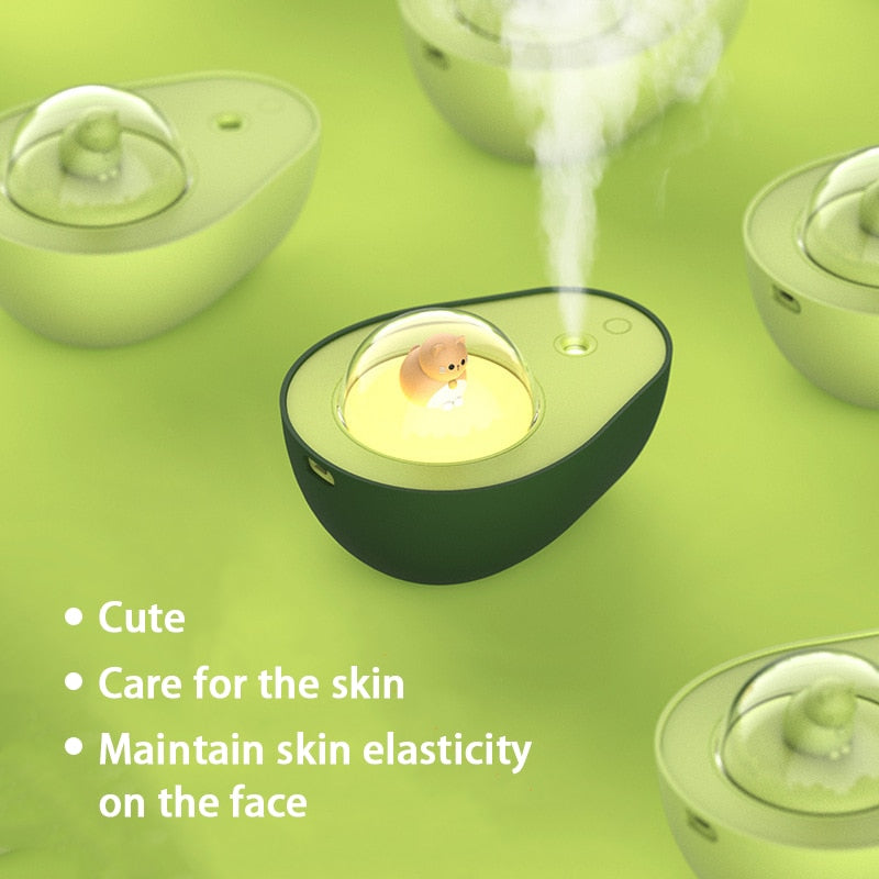 Lisslune | Cute Avocado Humidifier Night Lamp