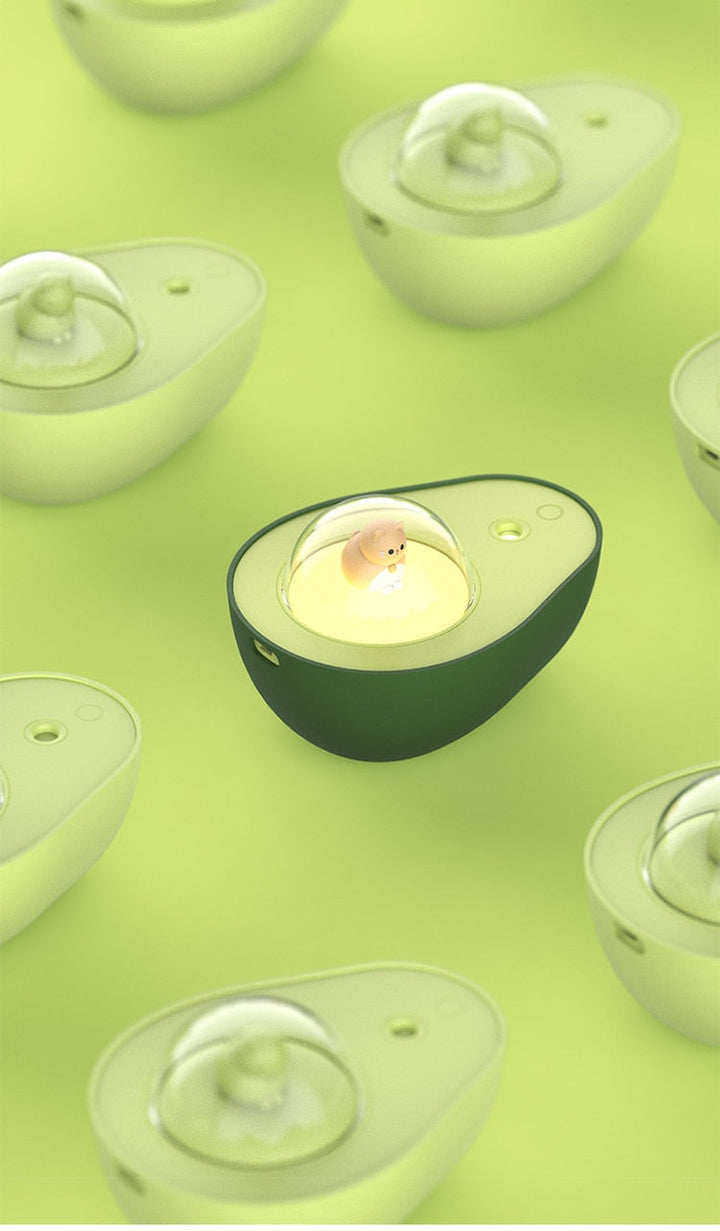 Lisslune | Cute Avocado Humidifier Night Lamp