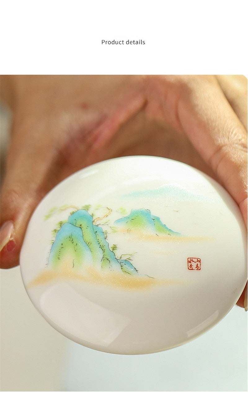 Lisslune | Creative Separated Tea Filter Ceramic Cup Set