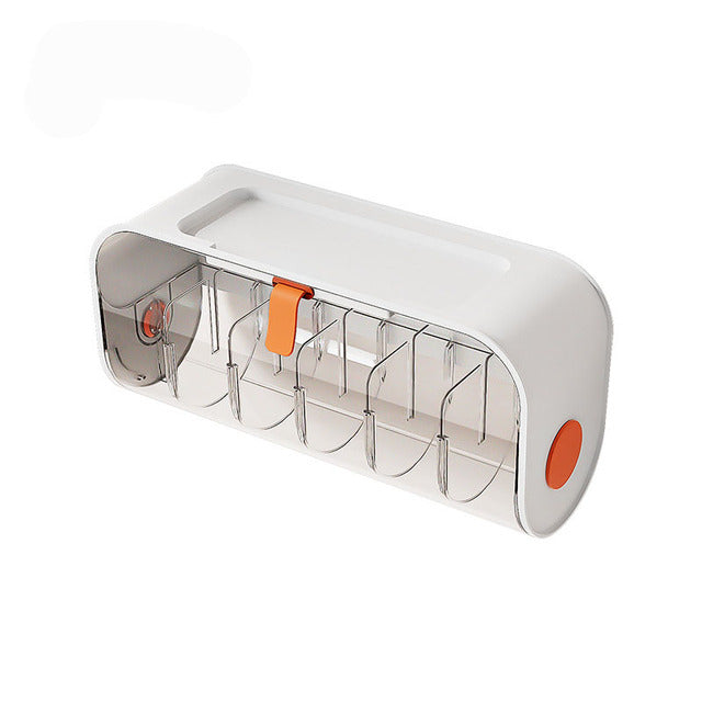 Lisslune | Punch-Free Wall Clothes Organizer Storage Box