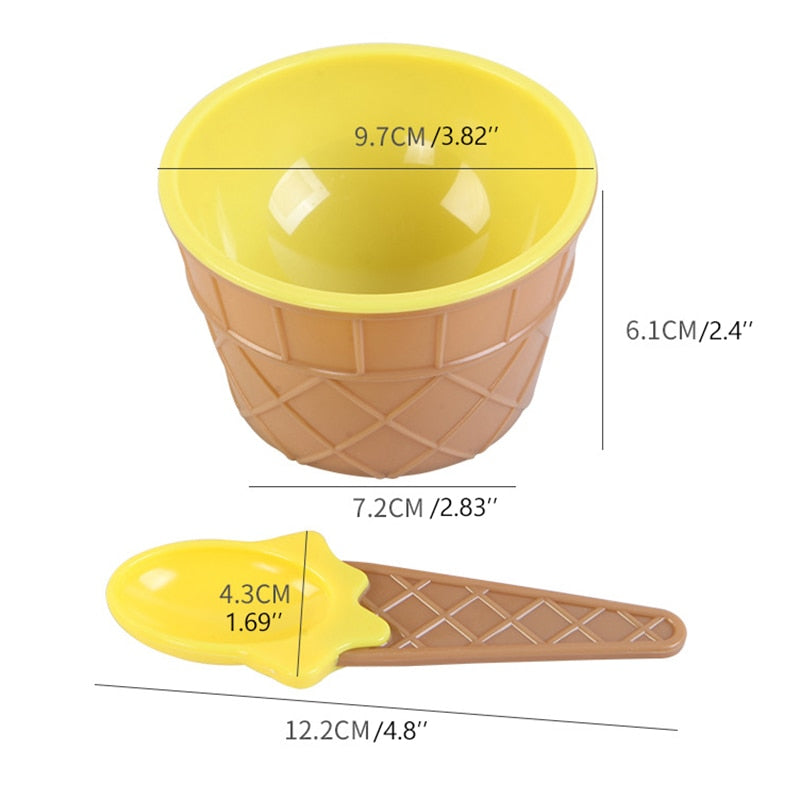Lisslune | Candy Melting Ice Cream Bowl Set