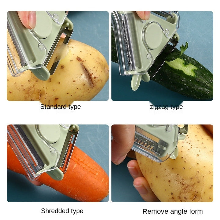 Lisslune | Magic Multi-Blade Triangle Vegetable Peeler