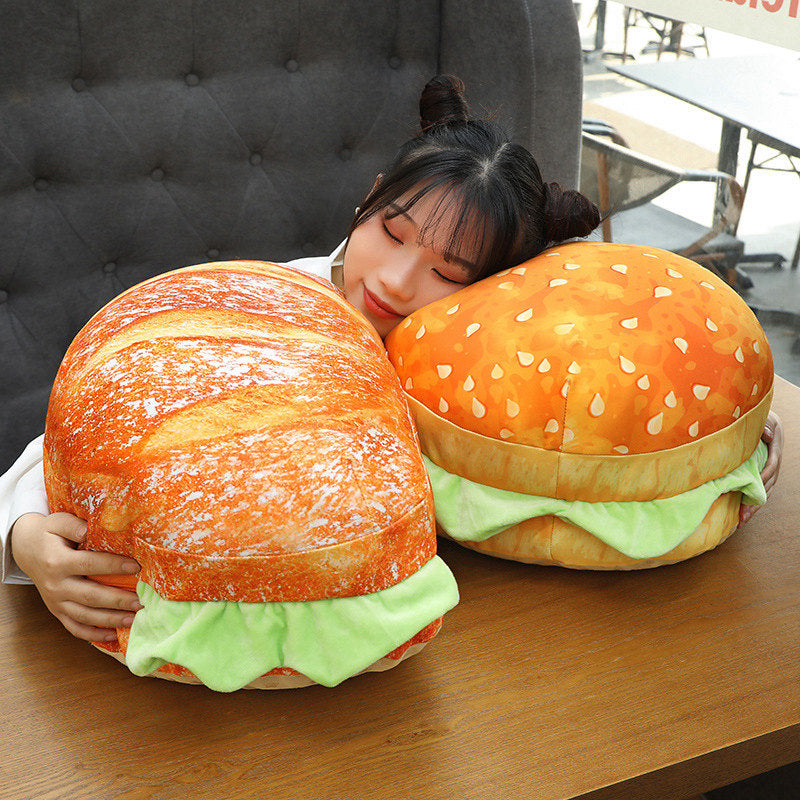 Lisslune | 2in1 Comfy Hamburger Pillow Seat Cushion