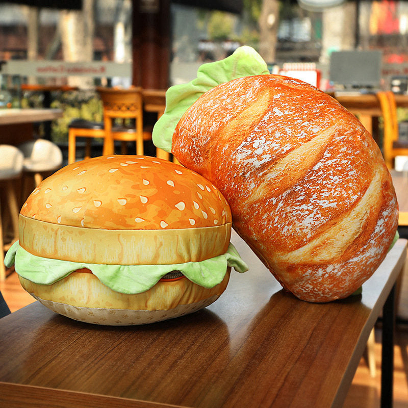 Lisslune | 2in1 Comfy Hamburger Pillow Seat Cushion