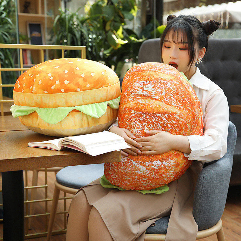Lisslune | 2in1 Comfy Hamburger Pillow Seat Cushion