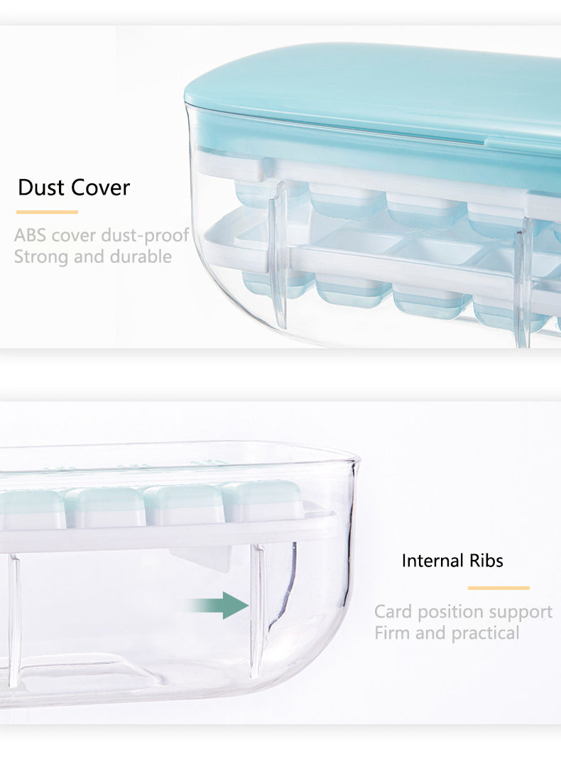 Lisslune | Double Layer Lazy Ice Maker Storage Box