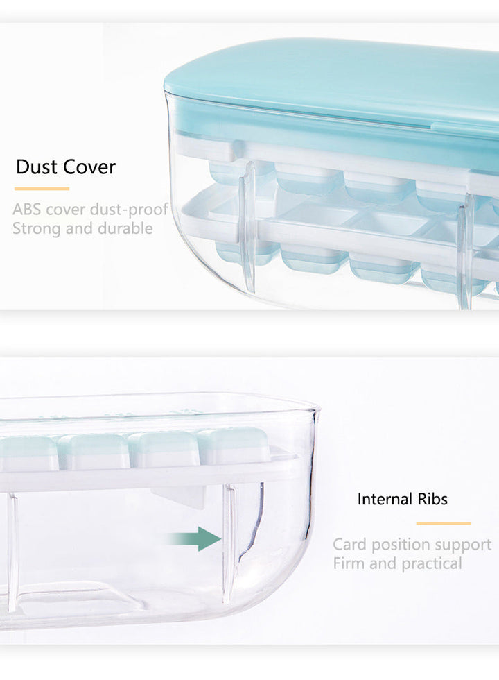 Lisslune | Double Layer Lazy Ice Maker Storage Box