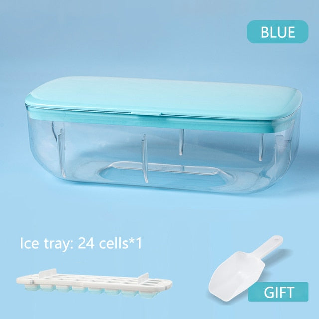 Lisslune | Double Layer Lazy Ice Maker Storage Box