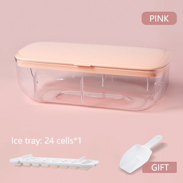 Lisslune | Double Layer Lazy Ice Maker Storage Box