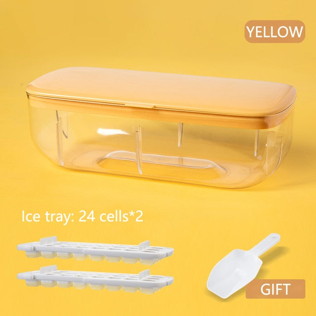 Lisslune | Double Layer Lazy Ice Maker Storage Box
