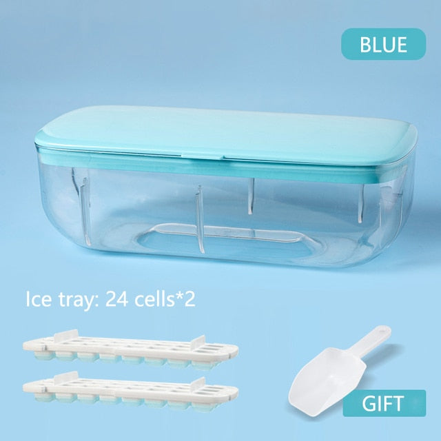 Lisslune | Double Layer Lazy Ice Maker Storage Box