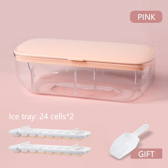 Lisslune | Double Layer Lazy Ice Maker Storage Box