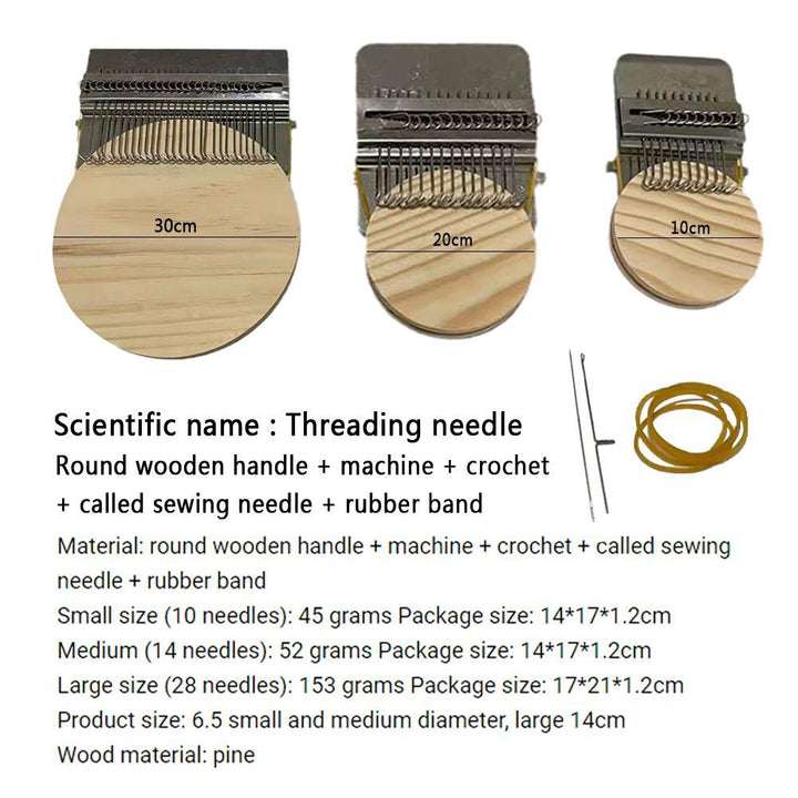 Lisslune | Hand Knitting DIY Small Weaving Loom Kit